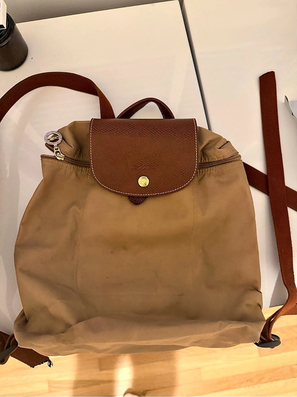 Longchamp Le Pliage Backpack Brown